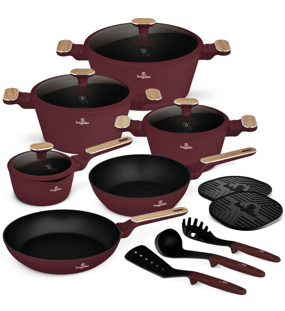 Levně BERLINGERHAUS Sada nádobí s titanovým povrchem 15 ks Leonardo Nordic Collection BH-8306