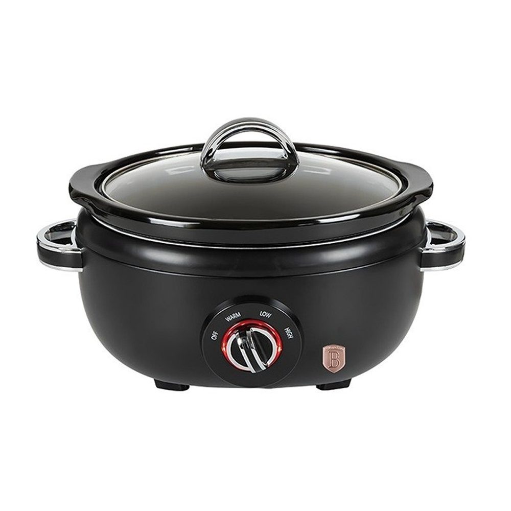 Levně BERLINGERHAUS Pomalý hrnec s poklicí 3,5 l Black Rose Collection BH-9669