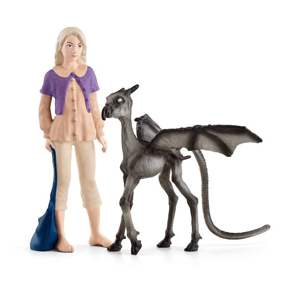 Levně SCHLEICH Harry Potter - Lenka Láskorádova a Testrál