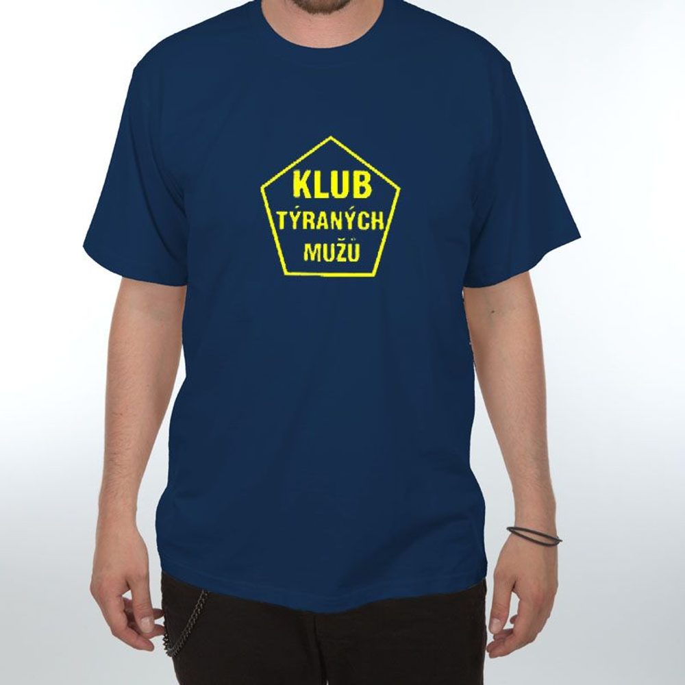 Levně Klub týraných mužů - M tmavě modrá