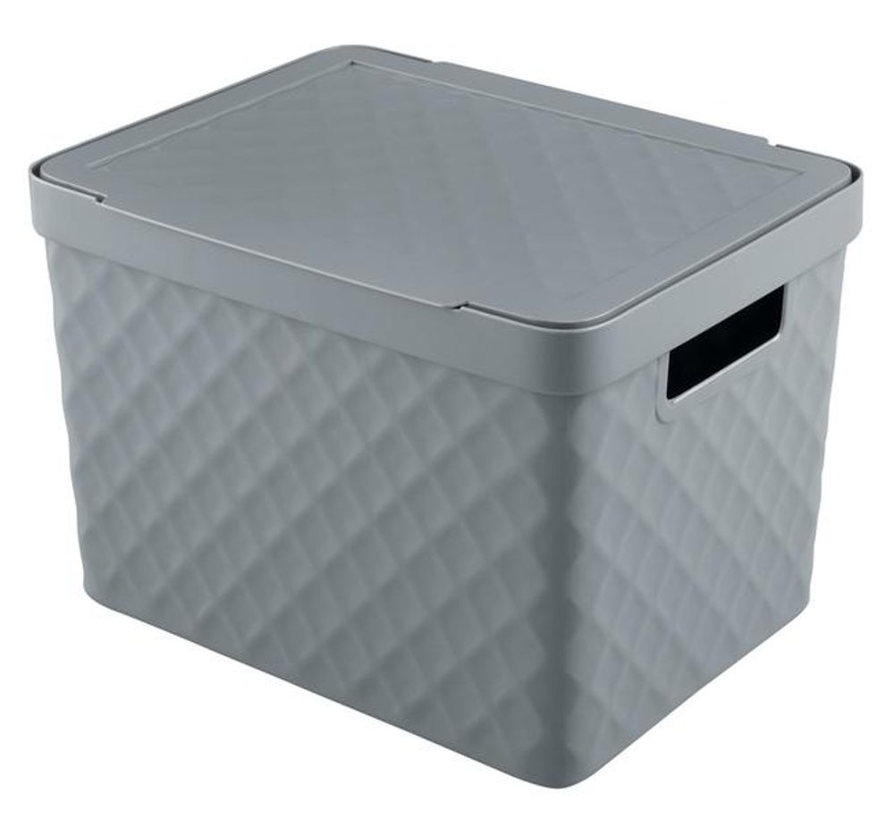Levně heidrun BOX ÚLOŽNÝ 36X27X23CM, PLAST DIAMOND