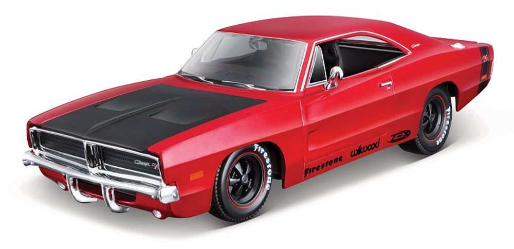 Levně Maisto - 1969 Dodge Charger R/T, červená, Classic Muscle, 1:25