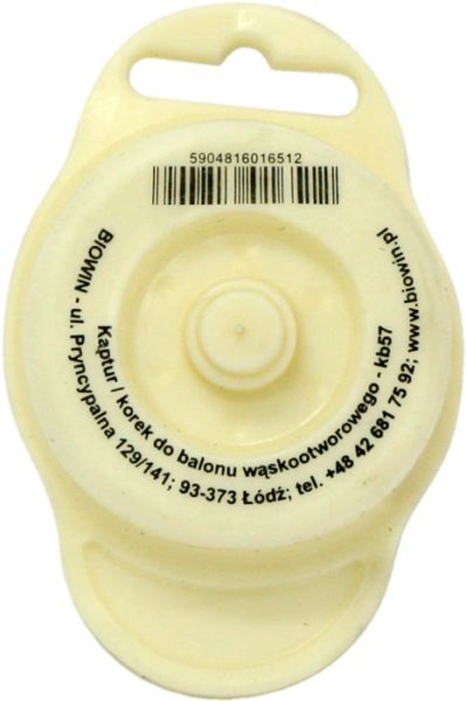 Levně zátka d57mm s uzávěrem kvas., pryž