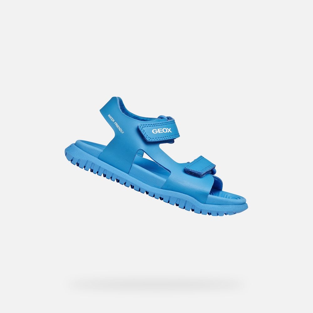 Levně Modré chlapecké sandály Geox Sandal Fusbetto Bo - 24