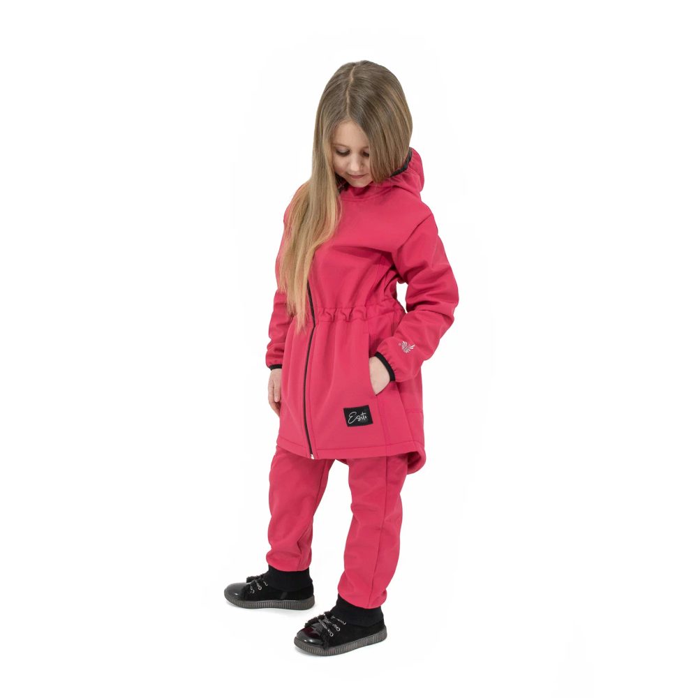 ESITO Dívčí parka Elega Pink - růžová / 86