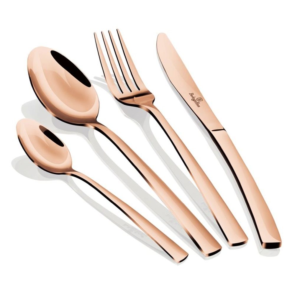 Levně BERLINGERHAUS Sada příborů 16 ks nerez mirror Rosegold Metallic Line BH-2638