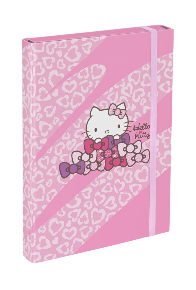Levně BAAGL Desky na školní sešity A4 Hello Kitty Sweet Leopard