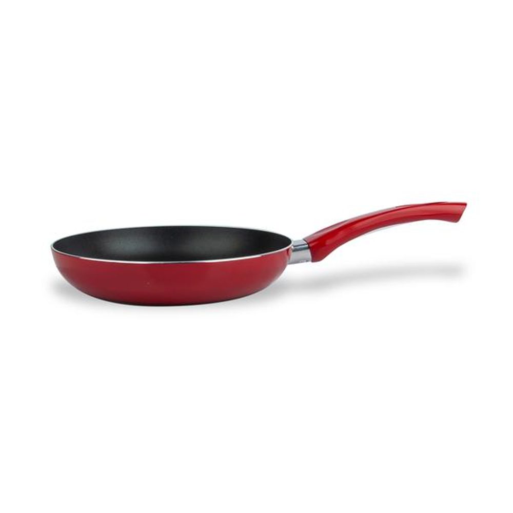 KITCHISIMO PÁNEV KITCHISIMO 24CM IND.,ČERVENÁ NEPŘIL.POVRCH