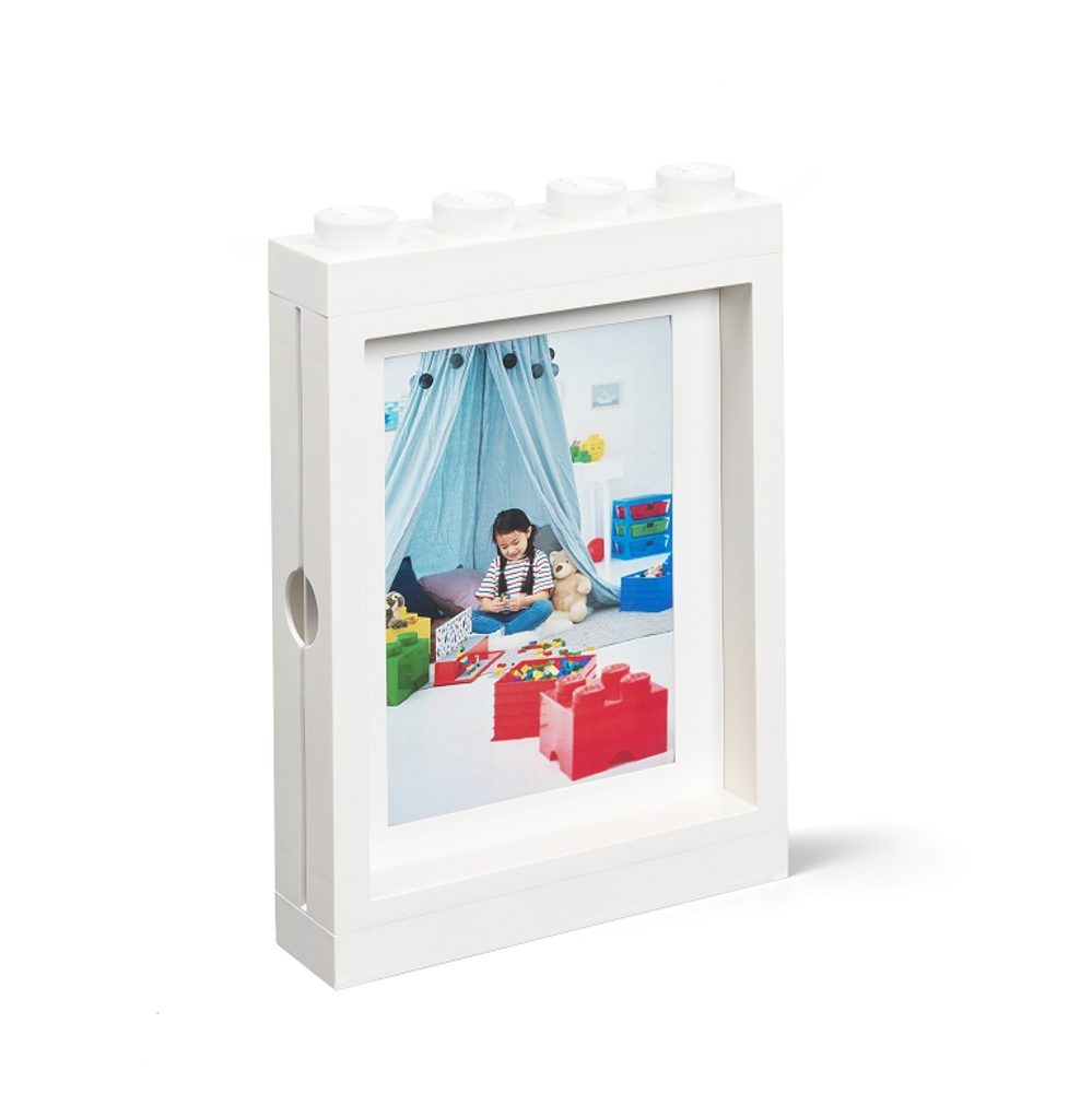 Levně LEGO fotorámeček - bílá