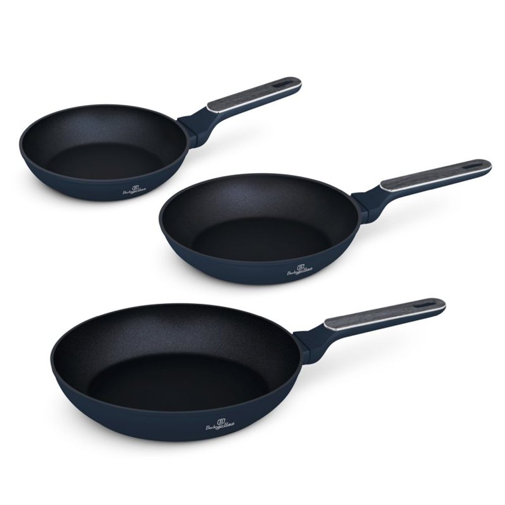 Levně BERLINGERHAUS Sada pánví s titanovým povrchem 3 ks Deep Sea Collection BH-8379