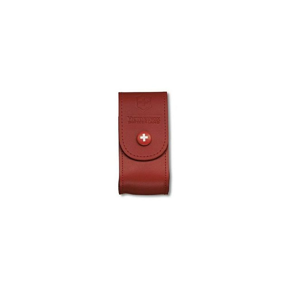Levně pouzdro na nůž 91mm (5-8vrstev) Victorinox červené kožené