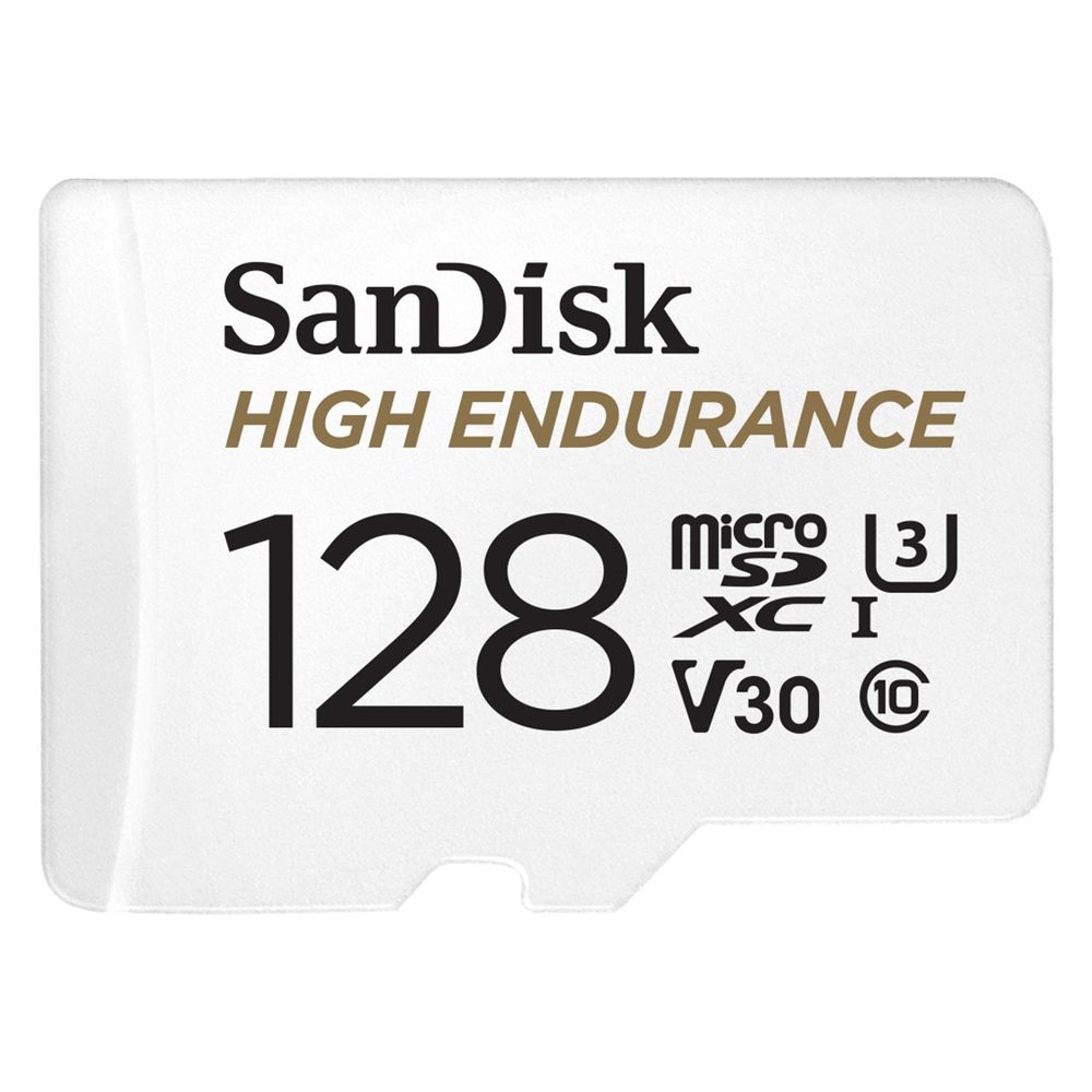 Levně SanDisk microSDHC High Endurance Video 128 GB C 10 U3 V30, adaptér