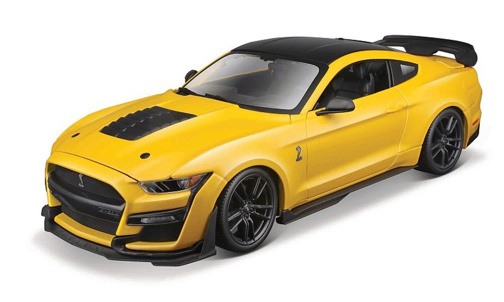 Levně Maisto - 2020 Mustang Shelby GT500, metal žlutá, 1:18