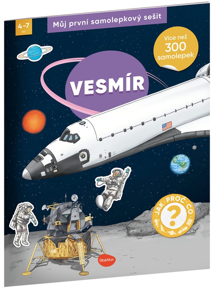 Levně Můj první samolepkový sešit – VESMÍR