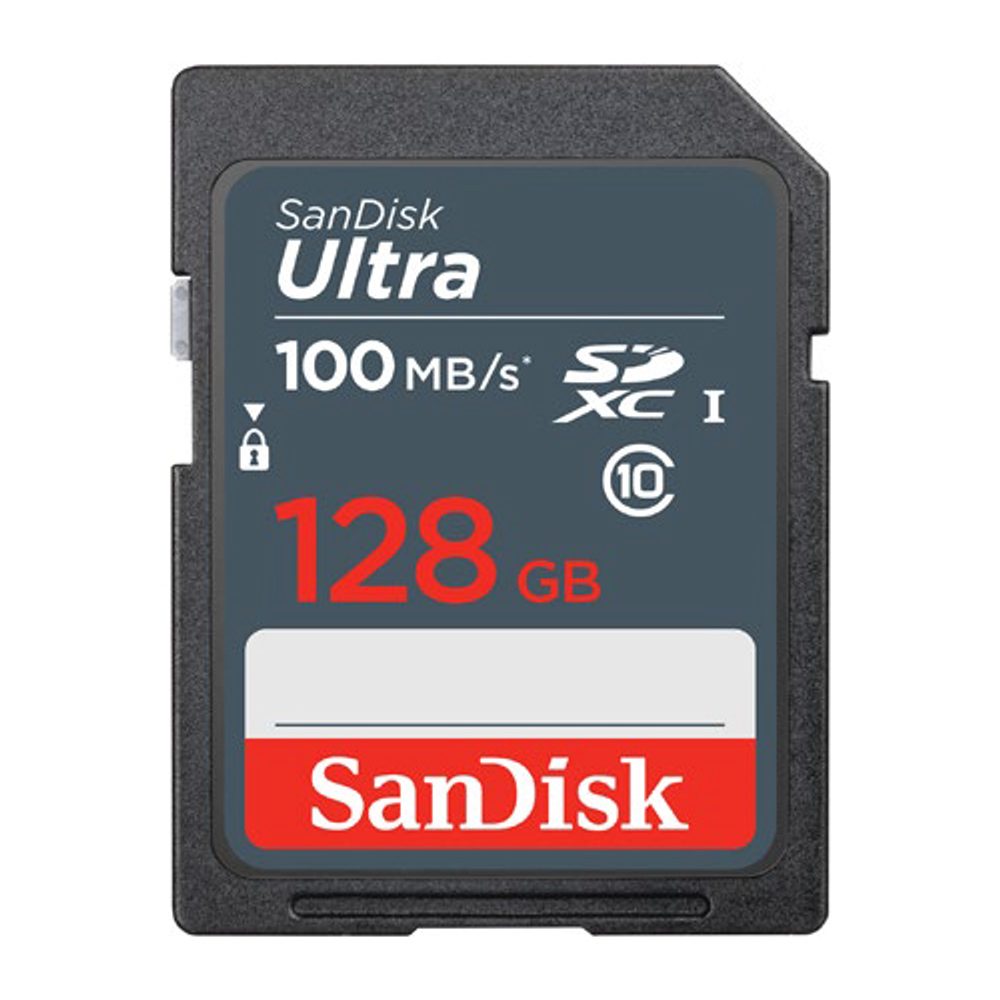 Levně SanDisk Ultra 128 GB SDXC Memory Card 100 MB/s