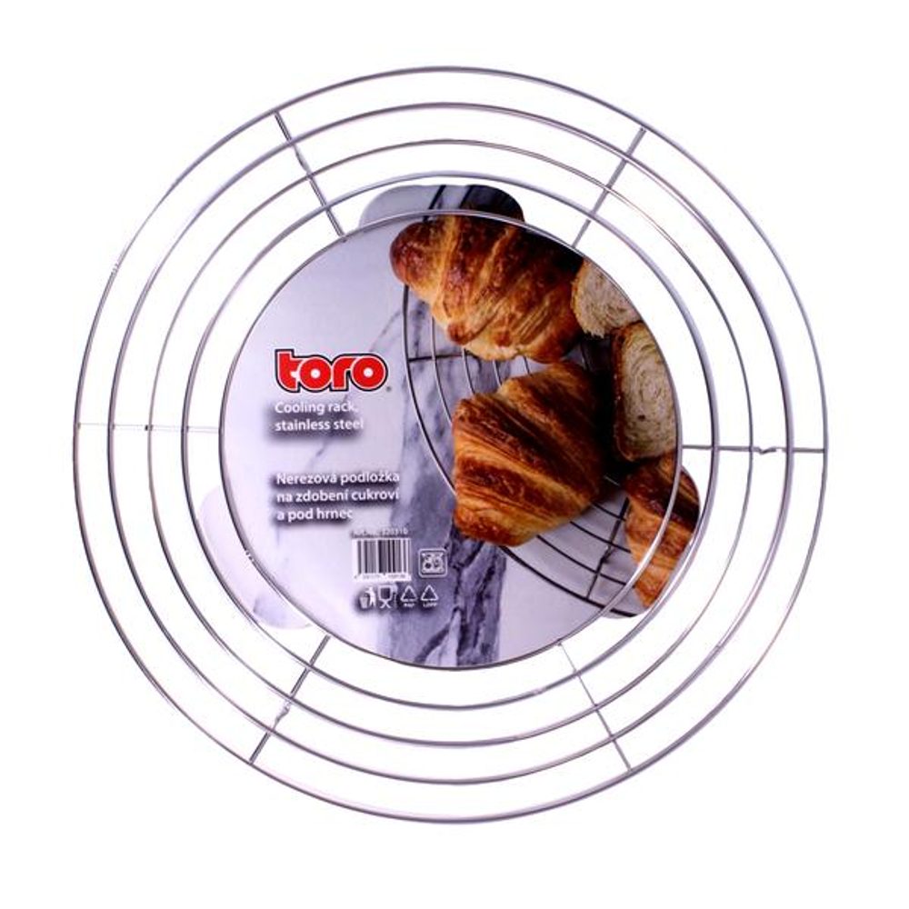 Levně TORO PODLOŽKA NA ZDOBENÍ CUKROVÍ 32,5X32,5X1CM NEREZ