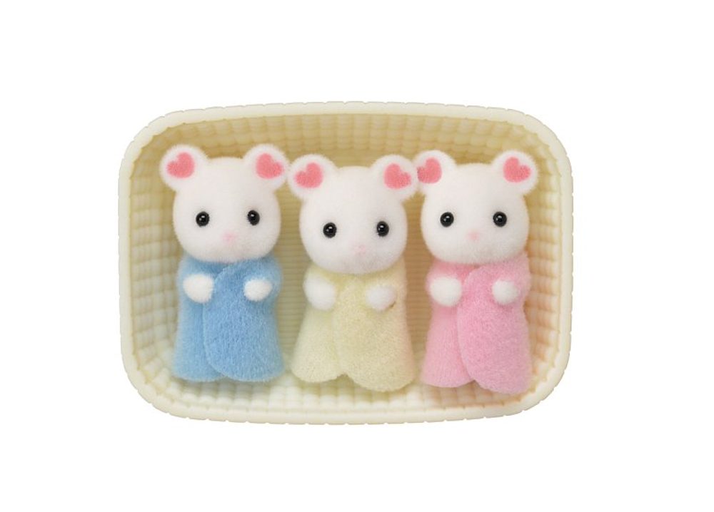 Levně Sylvanian family Baby Marshmallow myšky trojčata