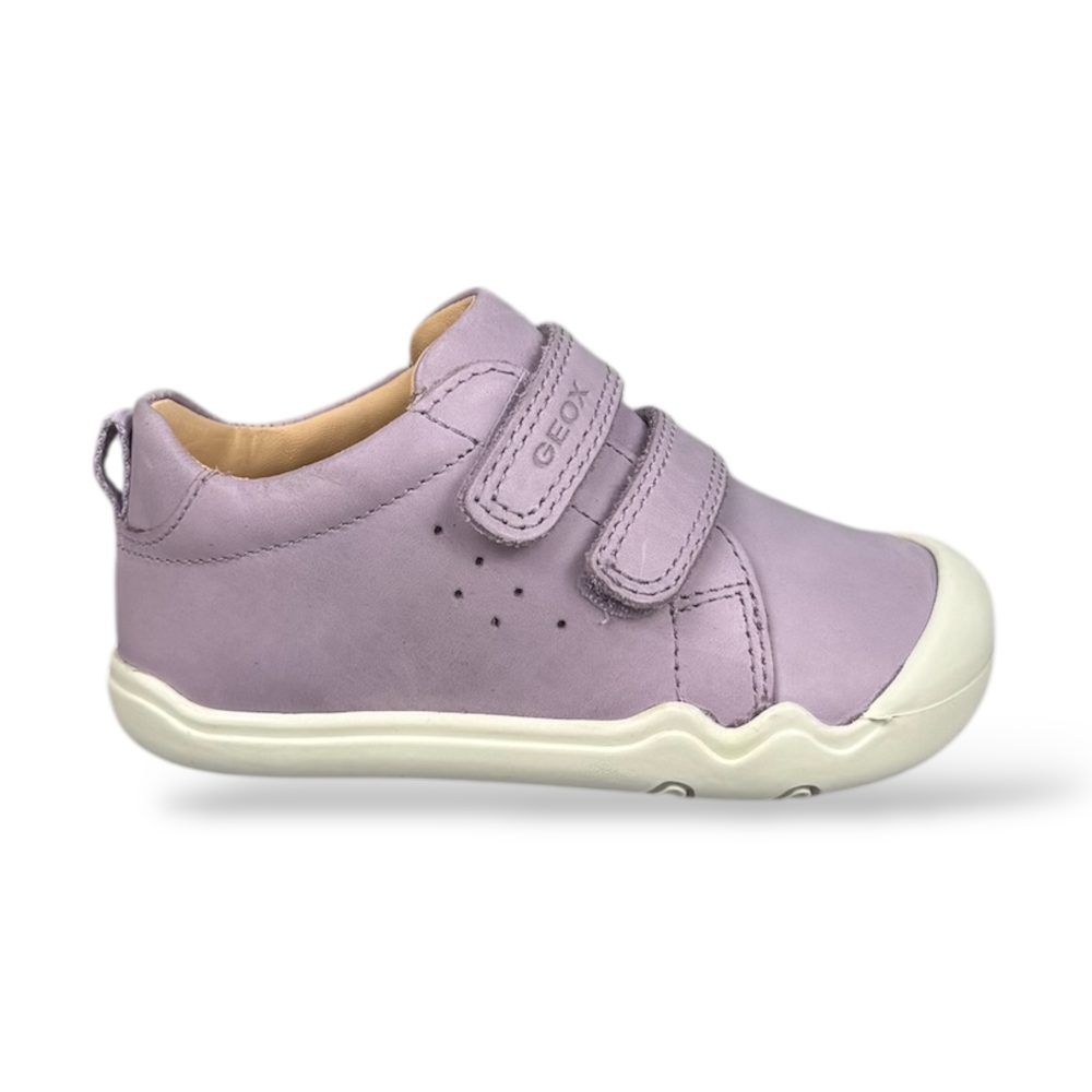 Levně Geox Fialové dívčí barefoot tenisky Steppieup - 20