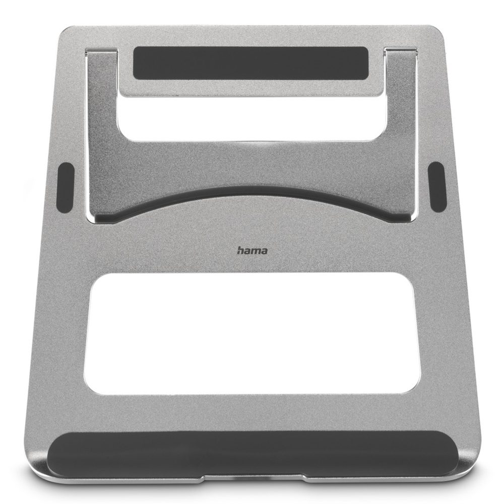 Levně Hama Aluminium, stojan na notebook, od 28 cm (11") do 40 cm (15,6"), skládací, hliníkový, stříbrný