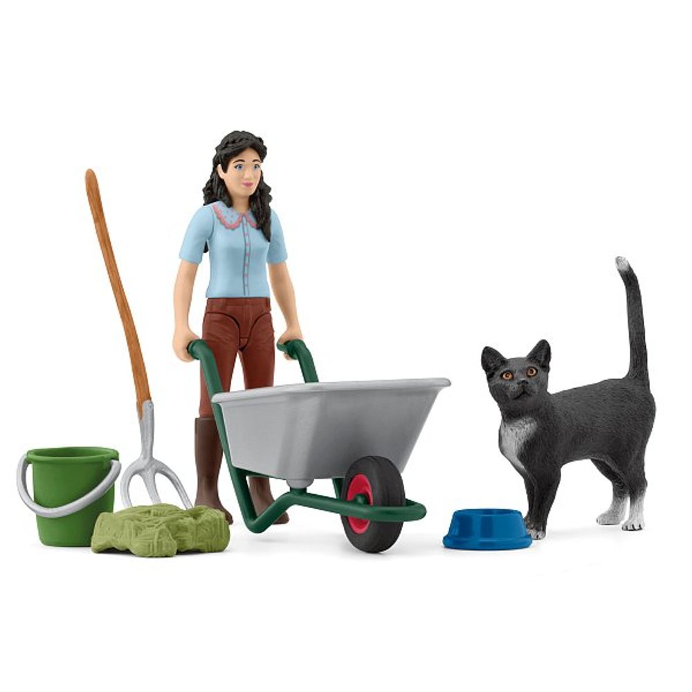 Levně SCHLEICH Hrací sada na kydání a ošetřování