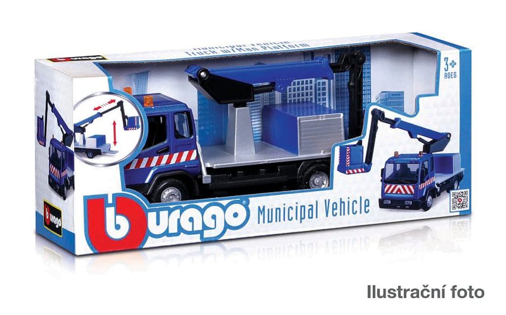 Levně Bburago - Municipal Vehicle, Technická a úklidová vozidla, assort