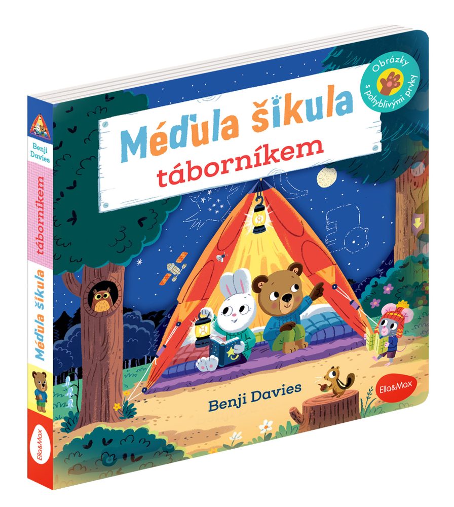 Levně MÉĎULA ŠIKULA TÁBORNÍKEM – Obrázky s pohyblivými prvky