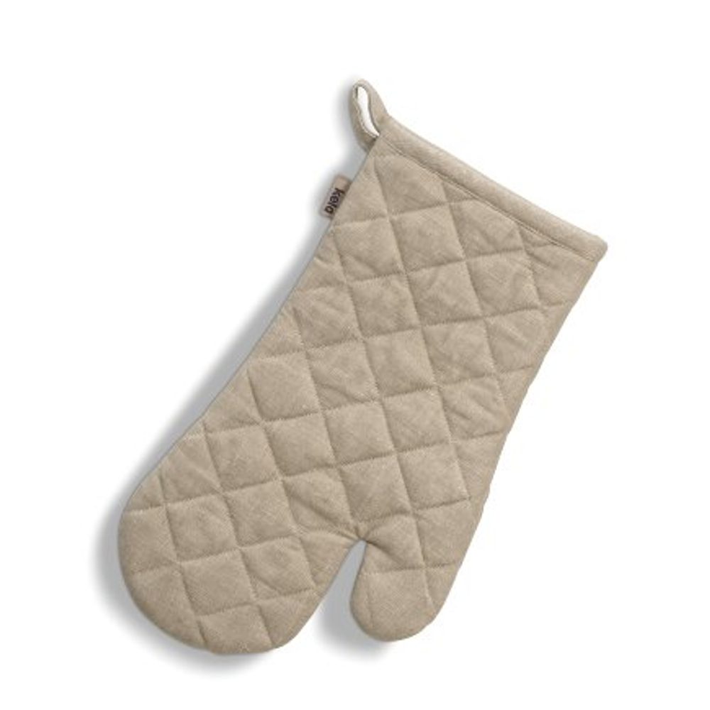 Levně KELA Chňapka rukavice do trouby Puro 55% bavlna/45% len přírodní 31,0x18,0cm KL-12811