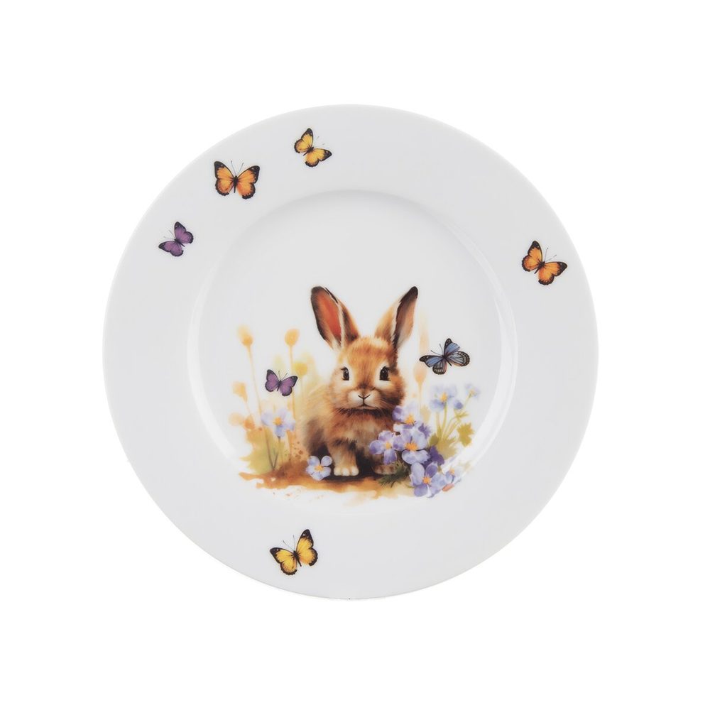 Levně Dezertní talíř JARO zajíc pr. 20 cm