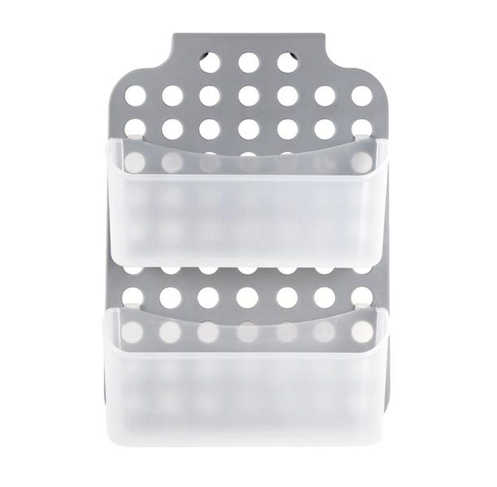 Levně TORO POLIČKA DO KOUPELNY ZÁVĚSNÁ 35,5X25,5X12,4CM,PLAST
