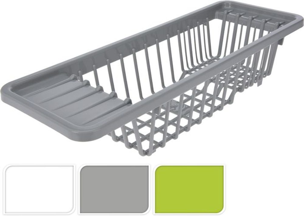 Levně odkapávač nádobí 45x16x10cm na dřez, 3barvy, plast