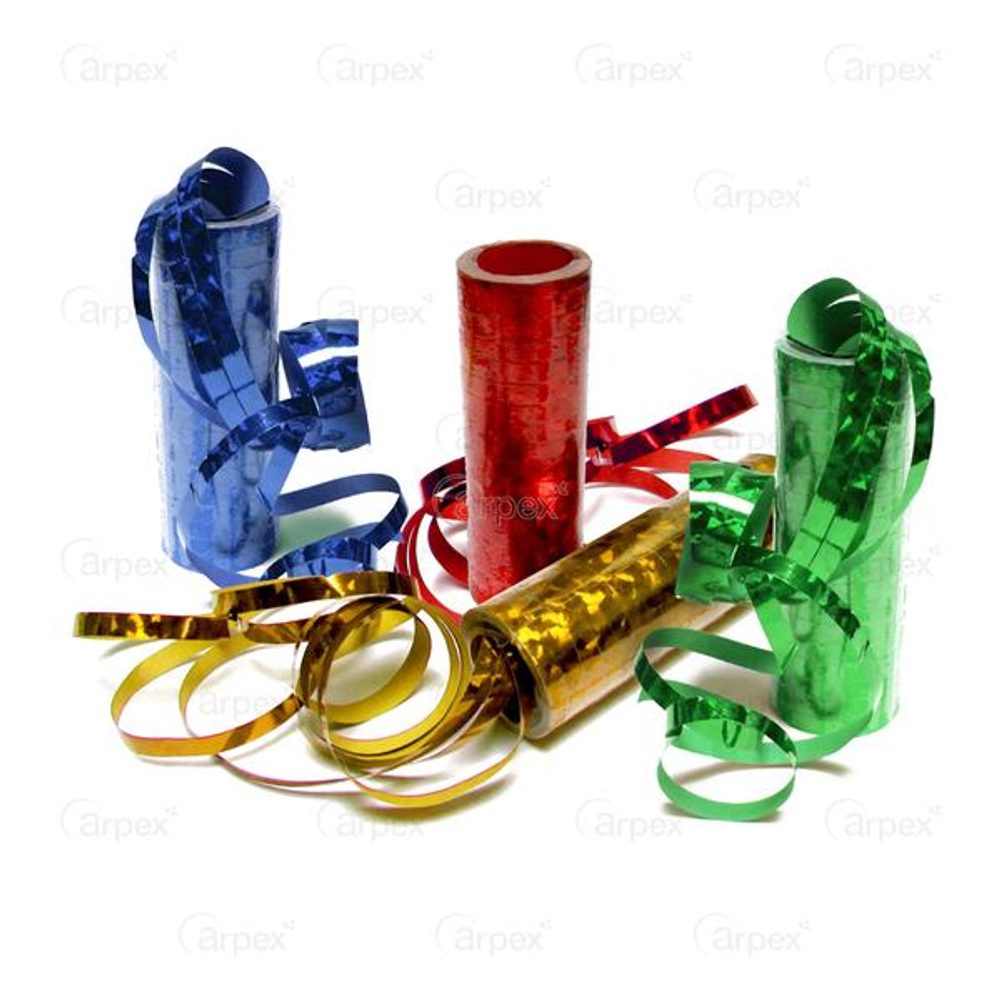 Levně Arpex Serpentýny - spirála holograf multicolor 2ks