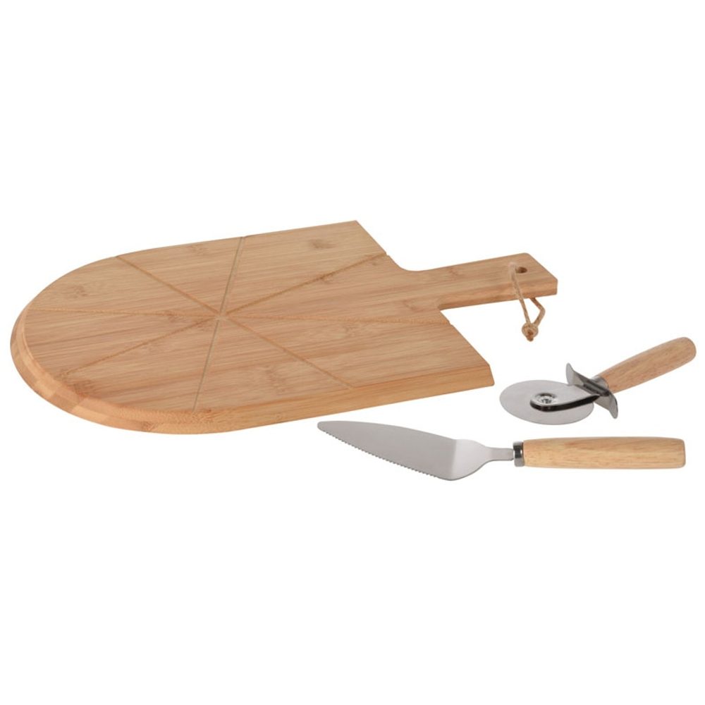 Levně EXCELLENT HOUSEWARE Prkénko na pizzu sada 3 ks KO-210000810