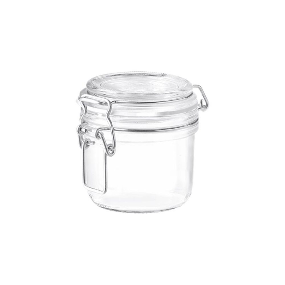 Levně dóza 0,20l FIDO-Bormioli, d 8,3x8,4cm, patent.sklo