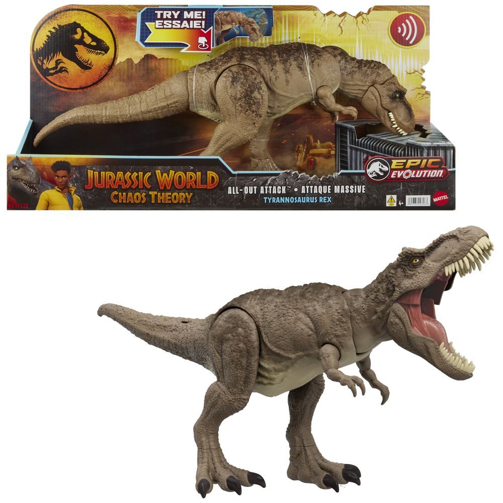 Levně JW ZBĚSILÝ ÚTOK T-REXE SE ZVUKY