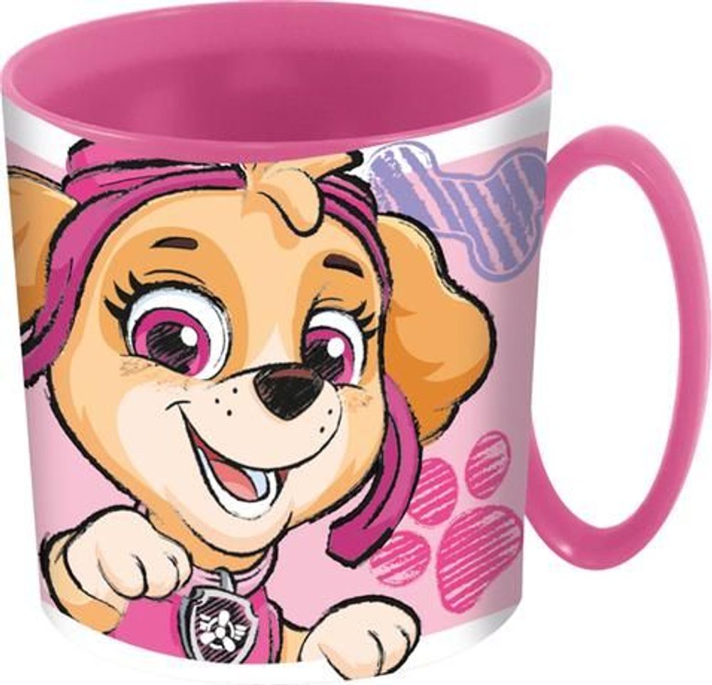 Levně hrníček 350ml růžový TLAP.PATROLA, plast