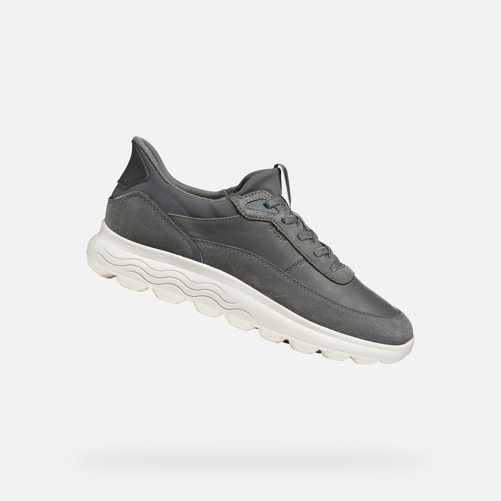 Šedé dámské tenisky Geox Spherica Plus - 36