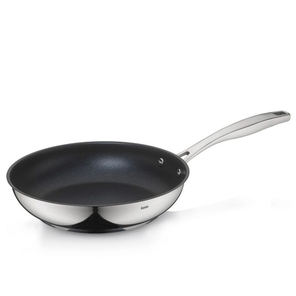 Levně KELA Pánev Flavoria nerez 18/10 s nepřilnavým povrchem 5,5 cm 24,0 cm KL-10198