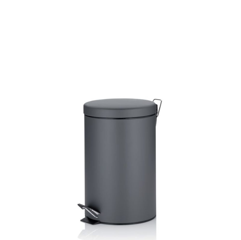 Levně KELA Odpadkový koš TIMON 12 L kov šedá KL-10942