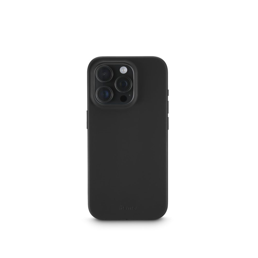 Levně Hama Fantastic Feel, kryt pro Apple iPhone 16 Pro, hebký povrch, černý