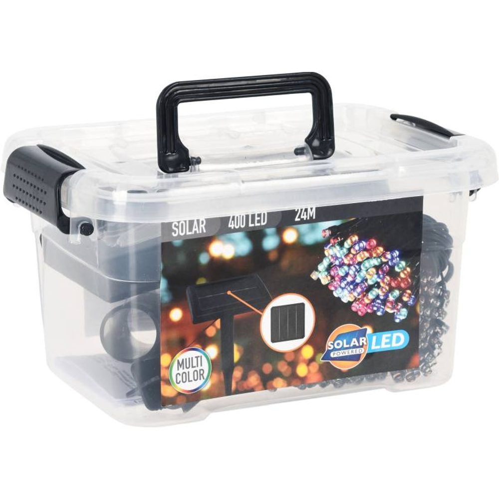 Levně HOMESTYLING Světelný řetěz solární multicolor 400 LED / 24 m KO-DX9540020