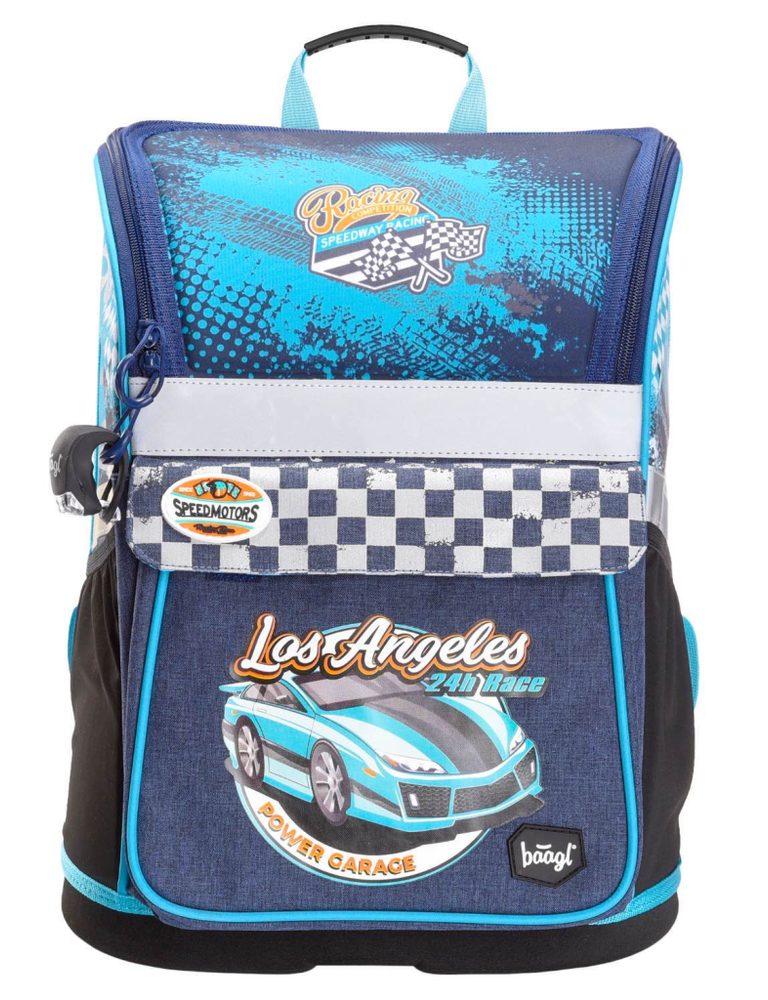 Levně BAAGL Školní aktovka Zippy Racer