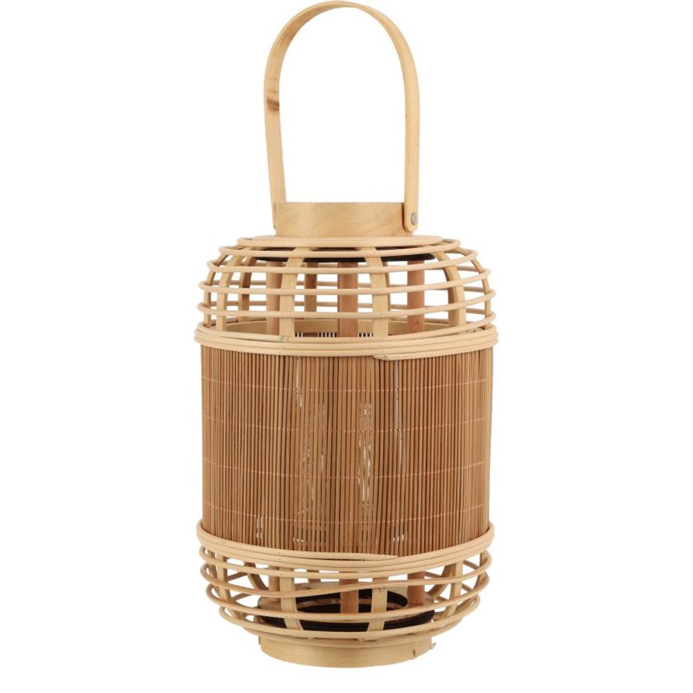 Levně PROGARDEN Lucerna na svíčku 33 cm bambus KO-435105500