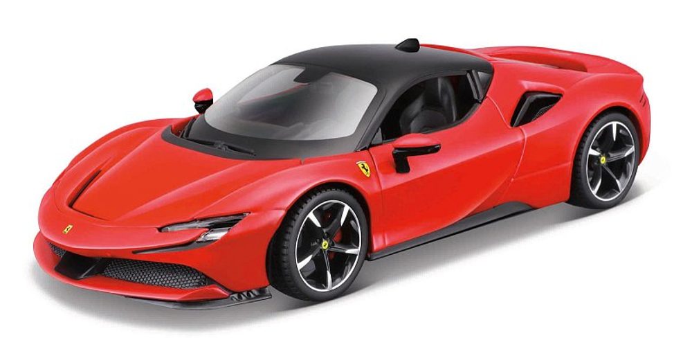 Levně Maisto M. Ferrari Assembly line, SF90 Stradale, RED, window box, 1:24