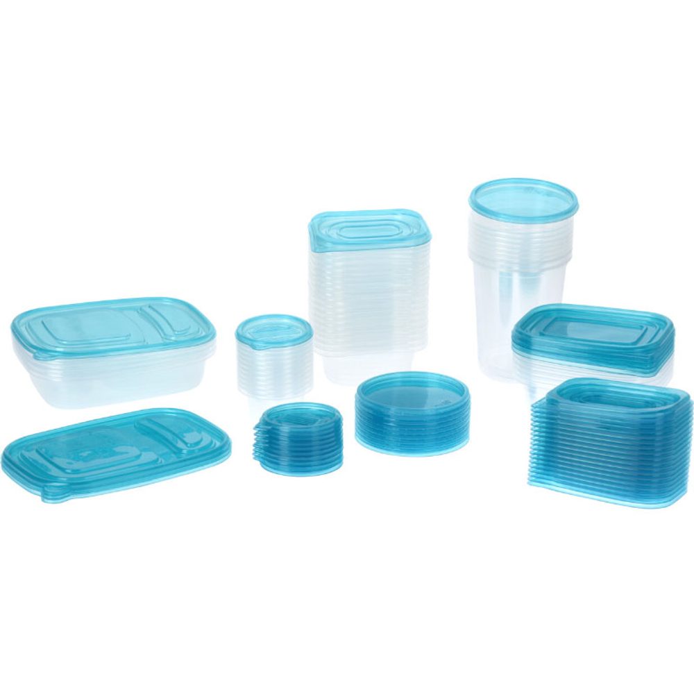 Levně EXCELLENT HOUSEWARE Dóza na potraviny s víkem sada 50 ks KO-CR3000010