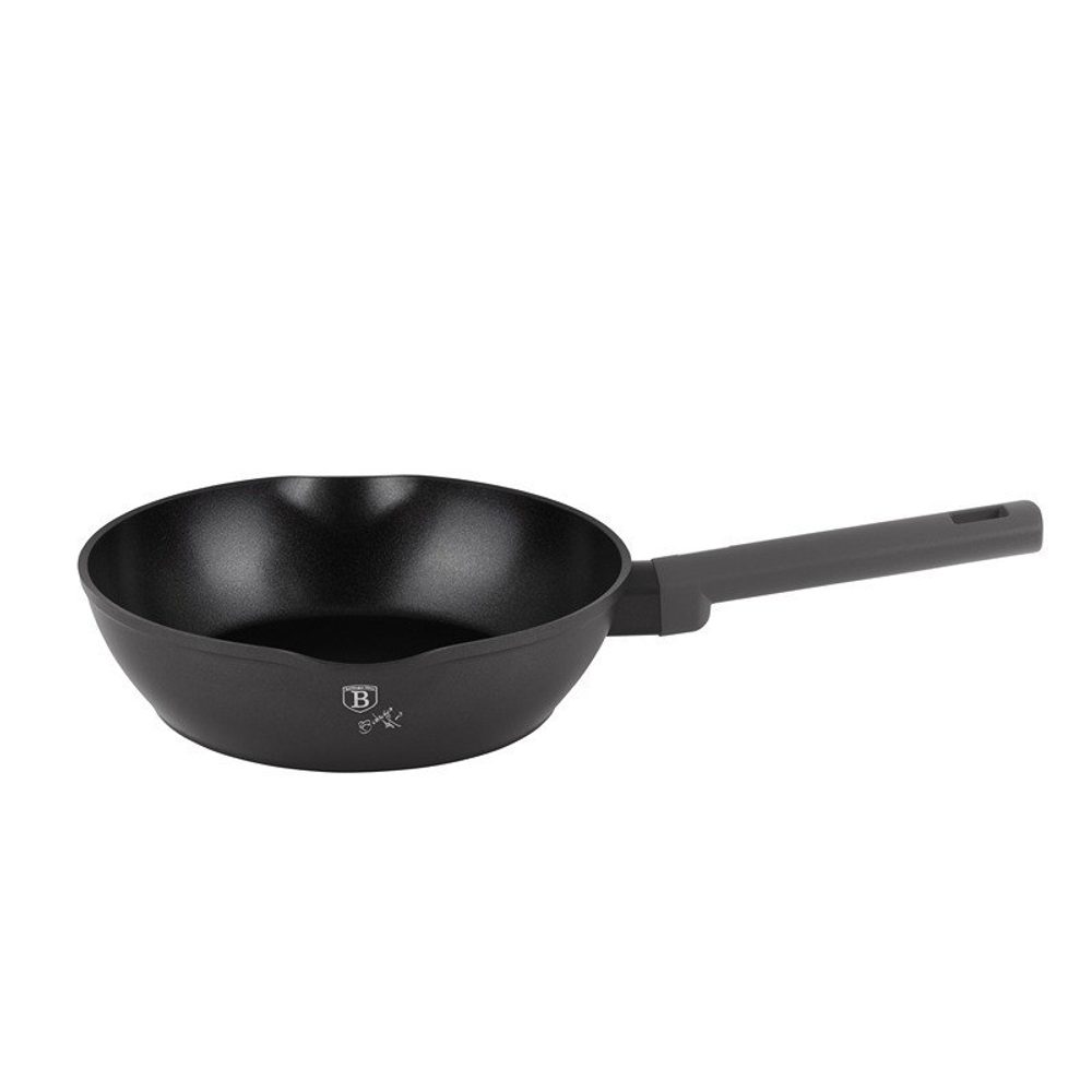 Levně BERLINGERHAUS Pánev hluboká s titanovým povrchem 24 cm Antracit Collection BH-8120