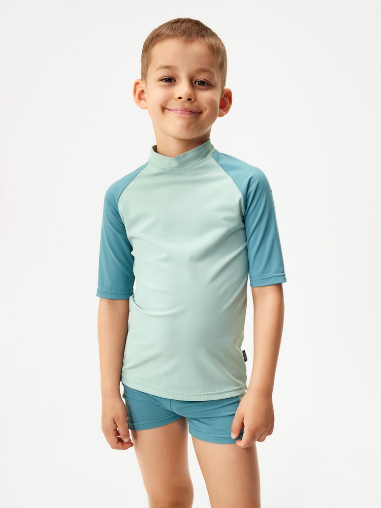 Levně Dětské triko s UV ochranou 50+, Mint - 146/152