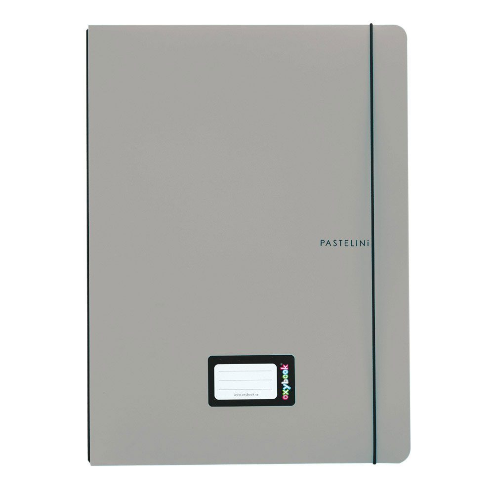 Levně Karton P+P Sešit PP Oxybook A4 40 listů PASTELINI šedá 8-975