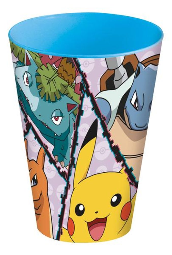 Levně STOR KELÍMEK PLASTOVÝ POKÉMON 430ML MODRÁ