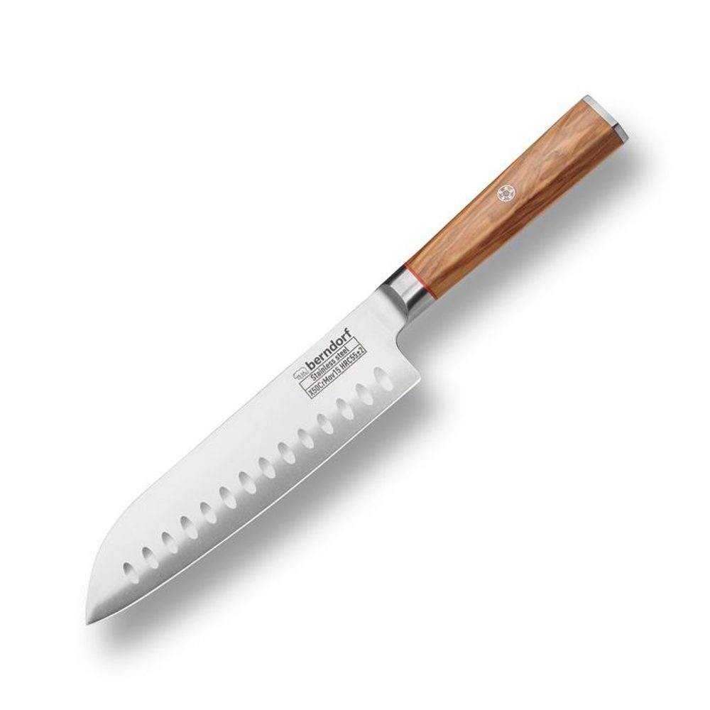 Levně nůž 18cm, SANTOKU, TAKUMI LINE, BERNDORF, NR/oliv.dřevo