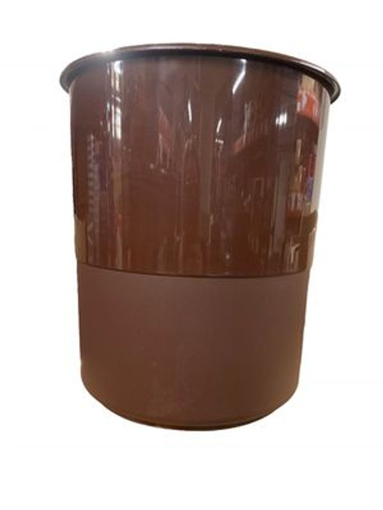 Levně koš odp.13l kancel.plný HNÉDÝ, d27x30cm, plast